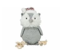 Peluche para perros Trixie Gris Poliéster Algodón Búho 31 cm