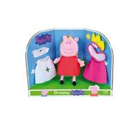 Peluche Peppa Pig - JEMINI - PEPPA S'HABILLE - 3 disfraces - 20 cm