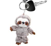 Peluche Perezoso De Peluche - Encanto De Bolso Lindo Animales De Peluches | Llavero De Peluches Animal Del Bosque, Accesorio De La Mochila Colgante De La Llave Suave Y Cómodo Para La Familia, Los