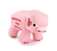 BARRADO Peluche Personajes Videojuego Minecraft - Enderman, Llama, Ocelot, Cerdo, Steve, Alex, Creeper, Lobo - Calidad Super Soft (Cerdo)
