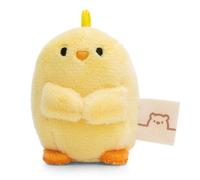 Peluche Pollo Tschieps 5cm Amarillo - Juguete Hecho de Suave Tejido Peludo para abrazar y Jugar, para niños y Adultos, Gran Idea de Regalo