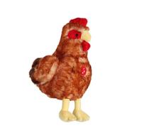 Peluche Poule rousse sonore - GIPSY TOYS - 22 cm