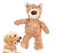 Peluche Pour Chiens : Ours Couineur Interactif, Ours Résistant Et Stimulant | Avec Peluche Sonore Indestructible Pour Chiens | Pour La Dentition Des Chiots De Petites Races À Forte Mastication P