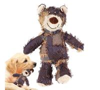 Peluche Pour Chiens : Ours Couineur Interactif, Ours Résistant Et Stimulant | Avec Peluche Sonore Indestructible Pour Chiens | Pour La Dentition Des Chiots De Petites Races À Forte Mastication P