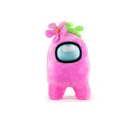 Peluche Producto Oficial De Among Us - Rosa Con Flor - Calidad Super Soft