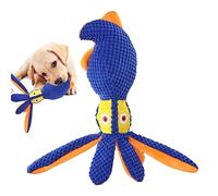 Peluche Pulpo Cachorro, Mascotas Perro Plushie Suministros de Peluche | Juguetes para Perros chirriantes Suaves, Accesorios para Cachorros, Entrenamiento y Entretenimiento para Cachorros,