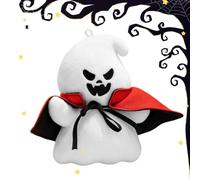 Peluche Relleno de Fantasma Llavero De Peluche Decorativo 14 Centímetros | Llavero de Fantasma Halloween para Llaves de Coche Monedero Mochila Hogar Oficina Viaje Vacaciones Apartamen