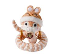 Peluche Republic Snake - Peluche Jumbo, Peluche Grasa de Gran Tamaño | Animal de peluche significativo con oso de serpiente chino, muñeca de Año Nuevo adecuada para la piel para la decoración domest