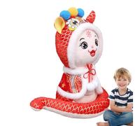 Peluche Serpiente - Año de la Serpiente, Mascota de Estilo Chino, Juguete de Peluche | Juguete de Peluche Serpiente del Zodiaco Chino, Lindo, Mascota de Año Nuevo Chino 2025, decoraciones del Nov