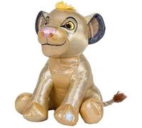 Peluche Simba El Rey León Disney 100 Aniversario Glitter 31 Cms