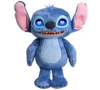 Just Play Peluche Interactivo de Disney Stitch Many Moods Stitch, de 34,3 cm, más de 50 Sonidos y Frases, Ojos expresivos con LCD, Juguetes para niños a Partir de 3 años