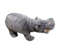 Peluche, Tela | Hippo Plush, 15,7 Pulgadas Zoo Family Toy Home Decor for Sofa Cushions Chavy Bedroom Sala de estar en un bonito dibujos animados con RU