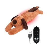 Peluche térmico terapéutico - Perro de peluche termorregulado | Temperatura ajustable USB & apagado automático - Para cuello y vientre reglas para niñas y niños