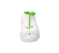 Peluche Totoro Blanco con Hoja 16Cm