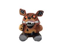 Peluche Twisted Foxy (18 cm) compatible con Five Night at Freddy FNAF, Muñecos de Animales de Peluche Cinco Noches en Freddy, Juguetes de Animales, Regalo de Cumpleaños para Niños y Niñas