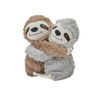 Peluche Warmies Abrazos Cálidos de Perezoso para Microondas con Aroma a Lavanda Francesa, Juguete de Perezoso Adorable y Calefactable para Aliviar la Ansiedad y el Dolor.