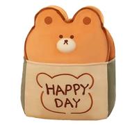 Peluche XXL cm. La figura de oso de aspecto realista es un complemento para cualquier habitación. La deliciosa captura el encanto de un adorable oso de animales del bosque (caqui, 23 x 10 x 4 cm)