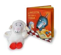 Peluche y cuento de La ovejita que vino a cenar (La ovejita que vino a cenar. Libro juguete) (Pequeñas manitas)