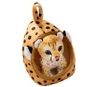 Peluche y Peluche - Pequeños animales de dibujos animados como el tigre y la jirafa | Juguete de peluche suave con nido de peluche para adultos, sofá, dormitorio y decoración de juguetes, dado