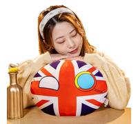 Peluches Countryballs - Juguetes de Pelota Nacional Rellenos para niños - Anime Countryballs Almohada de Felpa decoración del hogar niños Adolescentes Regalo para Adultos