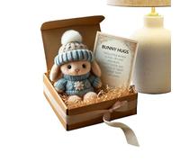 Peluches de Conejito | Muñeco De Conejo Coleccionable Portátil - Muñeca Coleccionable Adorable De Peluche,para Niñas Niños Cumpleaños Navidad Pascua San Valentín Interior Escritorio Sofá Coche