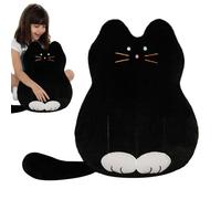 Peluches de Gato Gordo,Juguete de Peluche de Gato - Adorno Interior de Peluche | Lindo Gato De Peluche, Peluche De Gato Esponjoso, Juguete De Muñeca De Gato, Interactivo para Compañero De