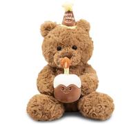 Peluches de Osos, Almohada de Oso de Peluche, 30cm Oso de Peluche Pequeño Osito de Peluche Tierno Juguete de Peluche, para Niños, Niñas, Amiga, Cumpleaños, Navidad, Día de San Valentín (Marrón)