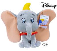 Peluches DUMBO Elefante Grande 30cm Con Sonidos Música Original DISNEY