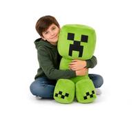 Peluches grandes XXL - Apto para Stitch, Sonic, Spider-Man, Barrio Sésamo, Grinch, Minecraft y más, licencia original 70-120 cm (Creeper 65 cm)