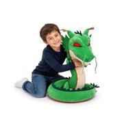 Peluches grandes XXL - Apto para Stitch, Sonic, Spider-Man, Barrio Sésamo, Grinch, Minecraft y más Licencia Original 70-120 cm (Dragonball Shenlong Dragón 60 cm)