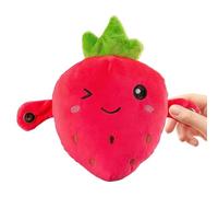 Peluches Interactivos Con Sonidos | Muñeco Interactivo Musical Sensorial Para Padres E Hijos Fruit Beat - De Peluche Robot De Fresa Y Zanahoria | Funciona Con Pilas Eléctricas | Iluminar Canta