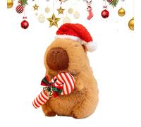 Peluches Kapybara | Lindo juguete de prima accesible para niños | Coleccionables para decoración del hogar, juguetes de peluche para guardería sala de estar dormitorio estante escritorio