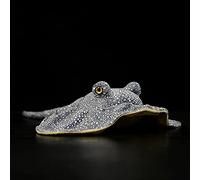 Peluches Lindo Ray Rajiformes Realista Peluche De Peluche De Juguete Simulación De Regalo Para Niños Raja Porosa Encantadora Muñeca De Punto Suave Pez Animal Marino