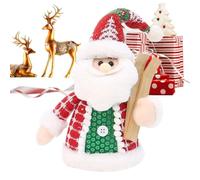Peluches Navideños Adorable y Suave Papá Noel Muñeco de Nieve Decoración | Muñeco Peluche Navideño Para en Dormitorio, Salón, Sofá, Coche, Mesa, Estantería y Mayor
