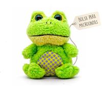 Peluches Termicos (15 cm) - Peluche Semillas Microondas - Suave y Calentito, Ideal para Aliviar Colicos en Bebes - Ranita de Peluche para Abrazar y Dormir - Saquito de Semillas Extraible