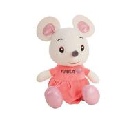 Peluchilandia Regalo Niña - Peluche Personalizado Ratita Presumida - Peluche Extrasuave con Nombre - Regalos Personalizados para Bebes - el Detalle más Original