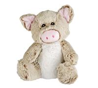 Pelucho - Peluche de botella de agua caliente cerdo - Made in France - Lavanda y trigo - Calor - Bienestar - Suavidad - Bolsa de agua caliente para bebé - Bolsa de agua caliente para microondas