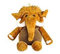 Pelucho - Peluche Térmico Mamut - Bienestar, Calor y Suavidad - Apto para Microondas - Granos de Trigo y Flores de Lavanda - Fabricado en Francia