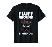 Peluda y descubre Amante de los Gatos Sarcasmo Humor Cat Lady Camiseta