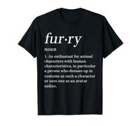 Peludo Definición Diccionario Diseño - Bold Serif Camiseta