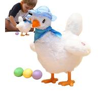 Peluga musical musical - pollo soft toy, animal audio interactivo | Adorable figura rellena con función de melodía incorporada y textura suave ideal para el entretenimiento infantil y el divas