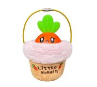 Pelugia de Pascua, peluche, zanahoria de dibujos animados, juguete simpático de rábano - Carrot Pot que corta el peluche, peluche de rábano para mochila, cumpleaños, festival, San