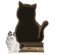 Peluquería Automática Para Gatos, Peine De Masaje Para Esquinas De Pared, Rascador De Esquinas Suave, Peines De Masaje Para Aseo Personal, Cepillo Masajeador De Esquinas Para Mascotas(café)