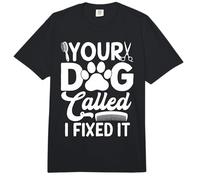 Peluquería Canina Your Dog Called I Fixed It Funny Grooming Comfort Colors Adult Heavyweight T-Shirt