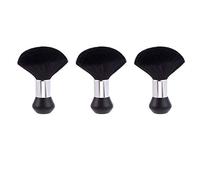Peluquería cuello plumero cepillo para salón estilista peluquero pelo suave limpio cepillo pelo corte maquillaje herramienta 3 unids
