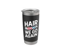 Peluquería divertida de pelo que vamos de nuevo Vaso térmico de acero inoxidable de doble pared
