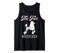 Peluquería Divertida de Perro caniche Recortado The Fur Whisperer Camiseta sin Mangas