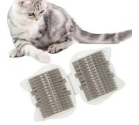 Peluquería para Gatos, peines de Masaje para Esquinas con Hierba gatera, Cepillo para Gatos, Herramienta para rascar la Cara del Perro para Quitar Nudos, esteras y enredos