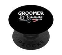 Peluquero de Perros en Entrenamiento PopSockets PopGrip Adhesivo