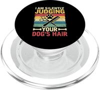 Peluquero de Perros I Am Silently Judging Your Dogs PopSockets PopGrip para MagSafe